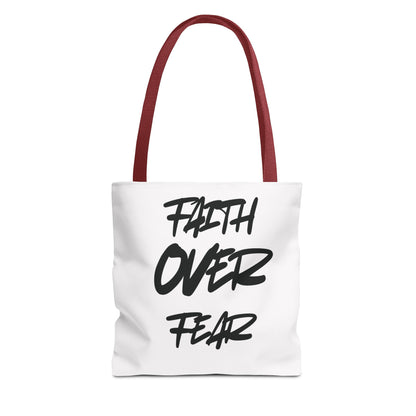 "Faith over fear" Tote bag