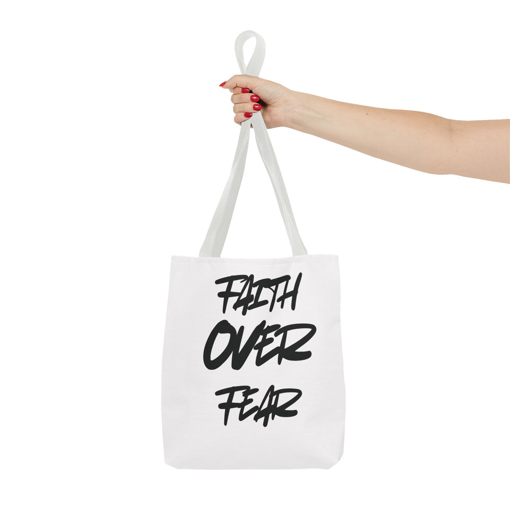 "Faith over fear" Tote bag