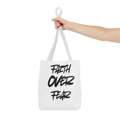 "Faith over fear" Tote bag