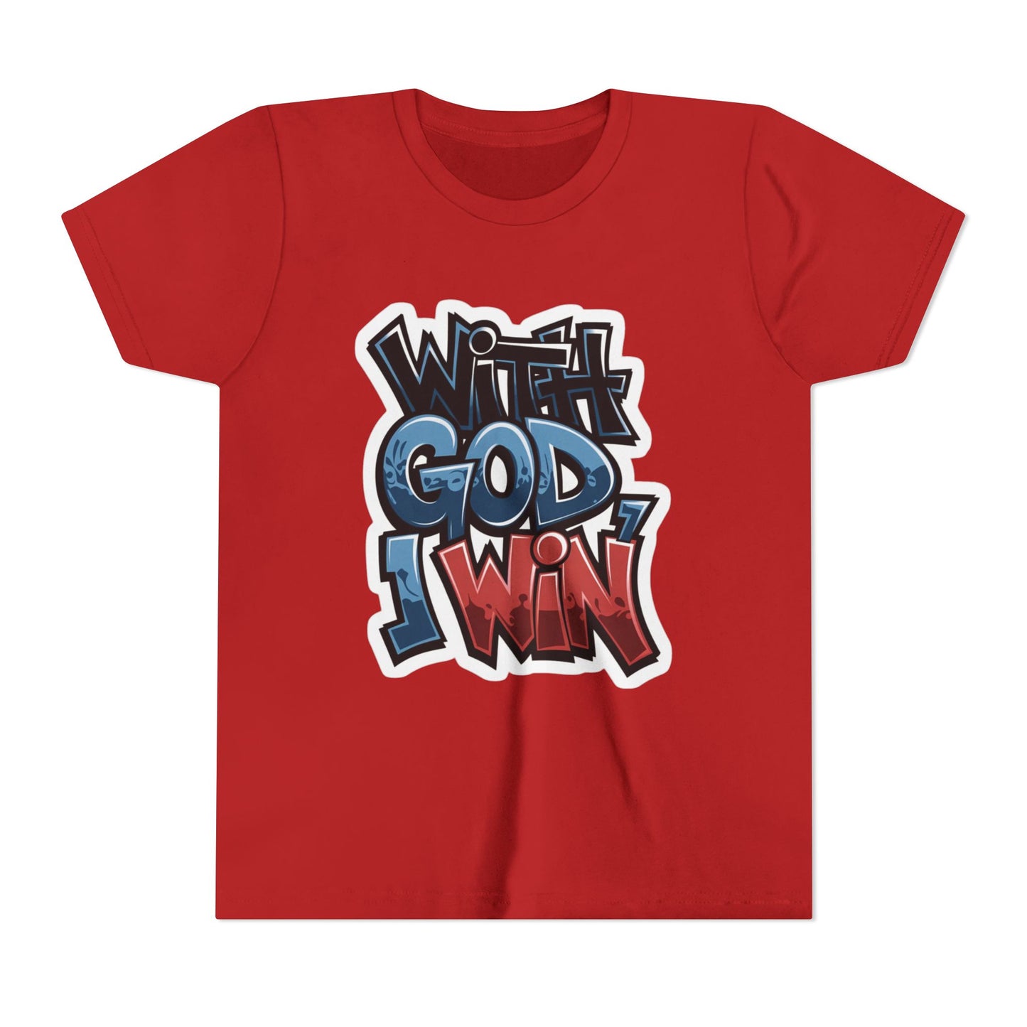 " With God, I win " Boy's T-Shirt
