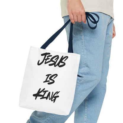 Everyday "Jesus is King" Tote Bag