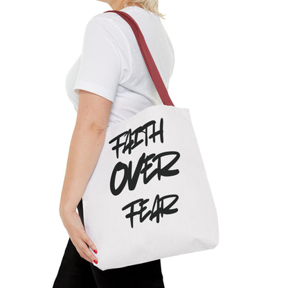 "Faith over fear" Tote bag