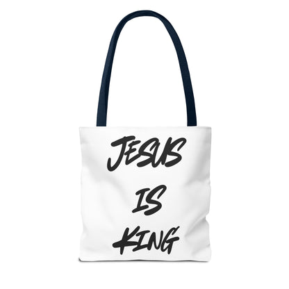 Everyday "Jesus is King" Tote Bag