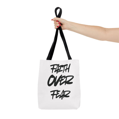 "Faith over fear" Tote bag