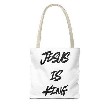 Everyday "Jesus is King" Tote Bag