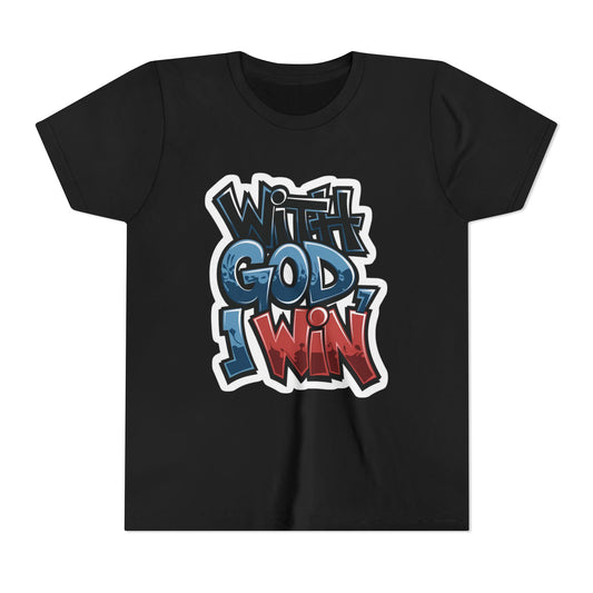 " With God, I win " Boy's T-Shirt