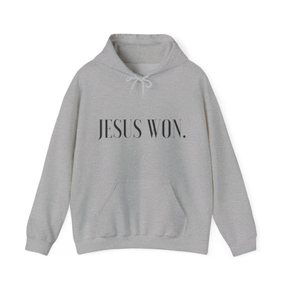 " Jesus won. "- Men's Hoodie