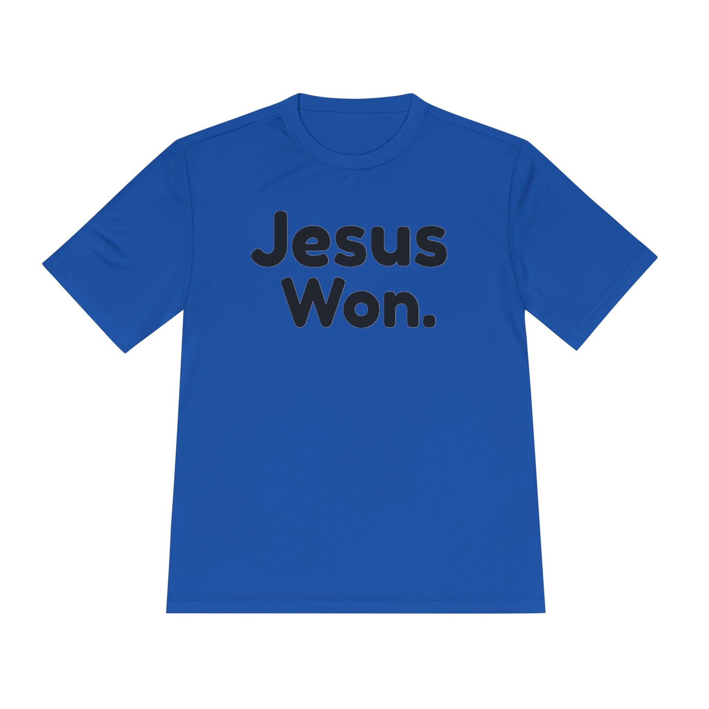 " Jesus Won." Christian Men's Sports Undershirt