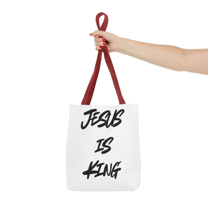 Everyday "Jesus is King" Tote Bag