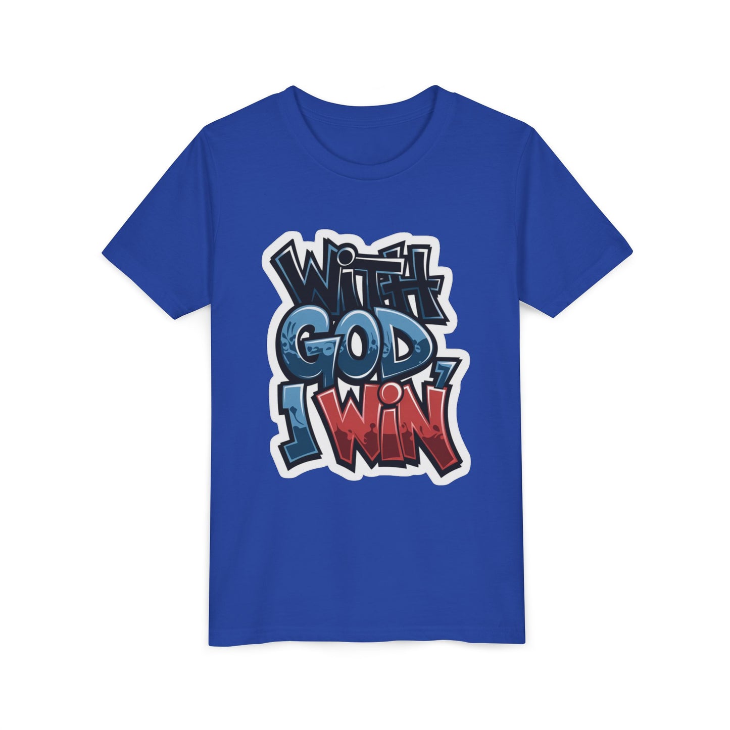 " With God, I win " Boy's T-Shirt