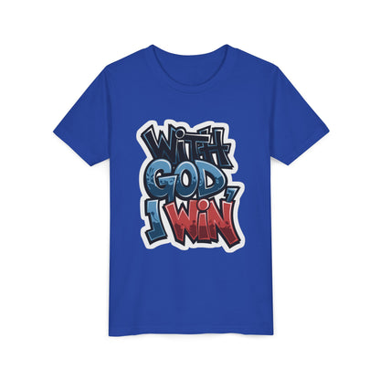 " With God, I win " Boy's T-Shirt