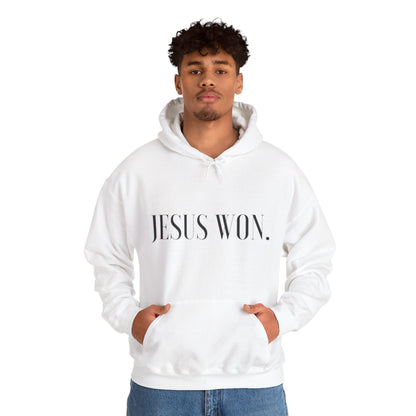 " Jesus won. "- Men's Hoodie