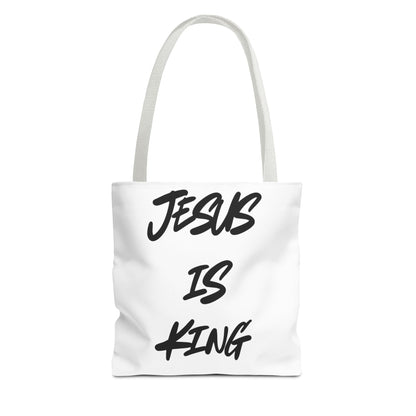 Everyday "Jesus is King" Tote Bag