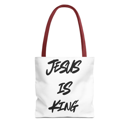 Everyday "Jesus is King" Tote Bag