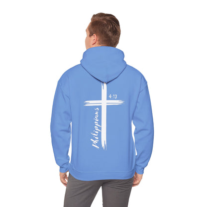 " Philippians 4:13 " Men's Hoodie
