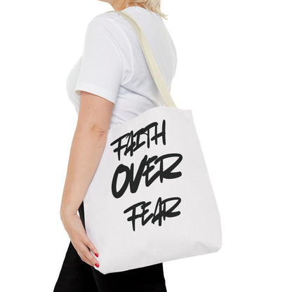 "Faith over fear" Tote bag