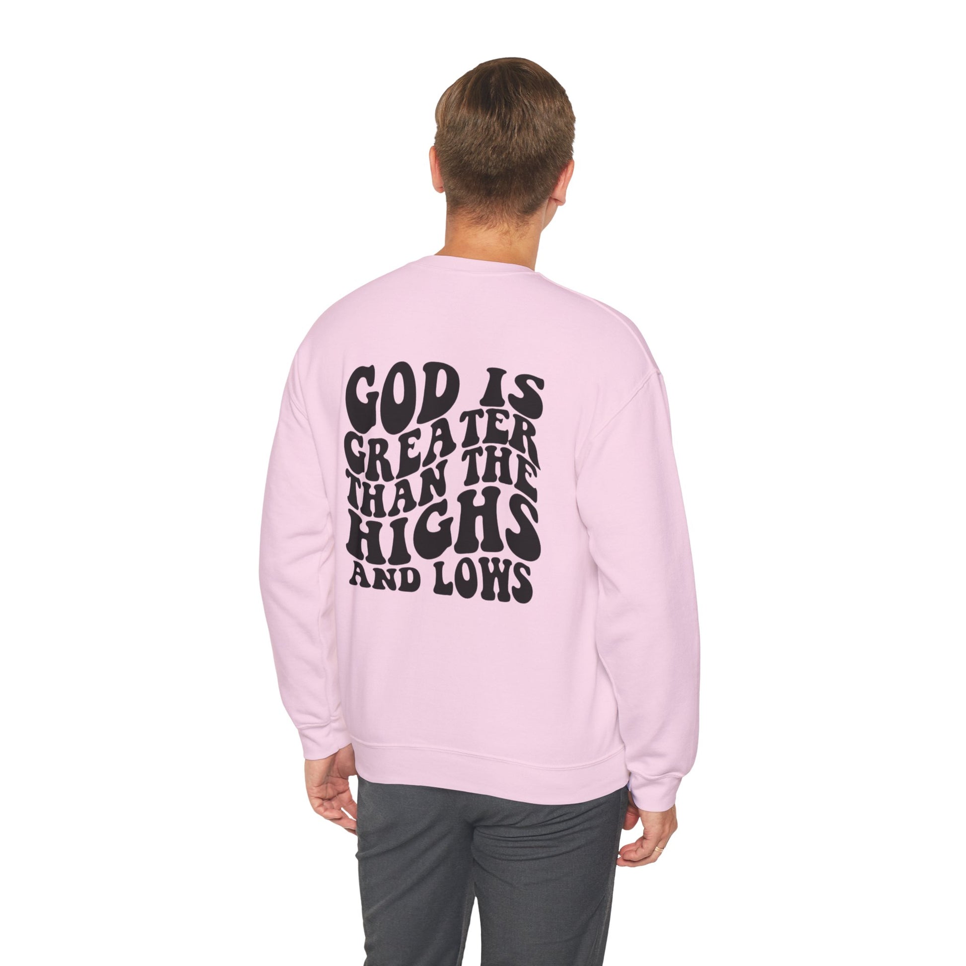 " God is greater than the highs and the low "- Women's Sweatshirt