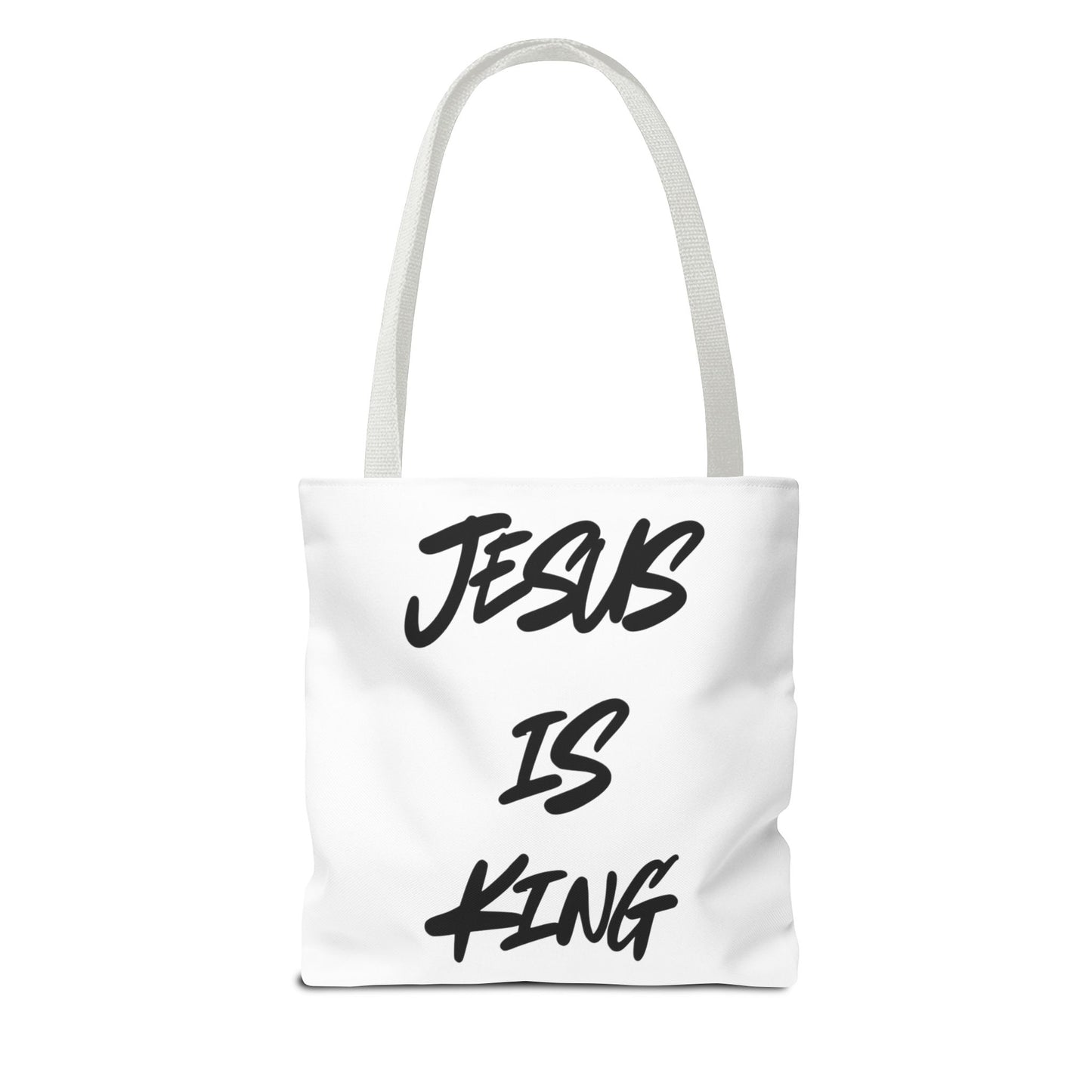 Everyday "Jesus is King" Tote Bag