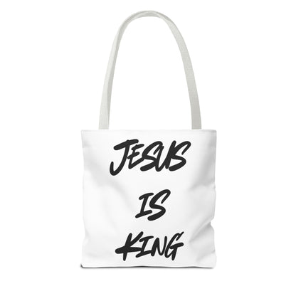 Everyday "Jesus is King" Tote Bag