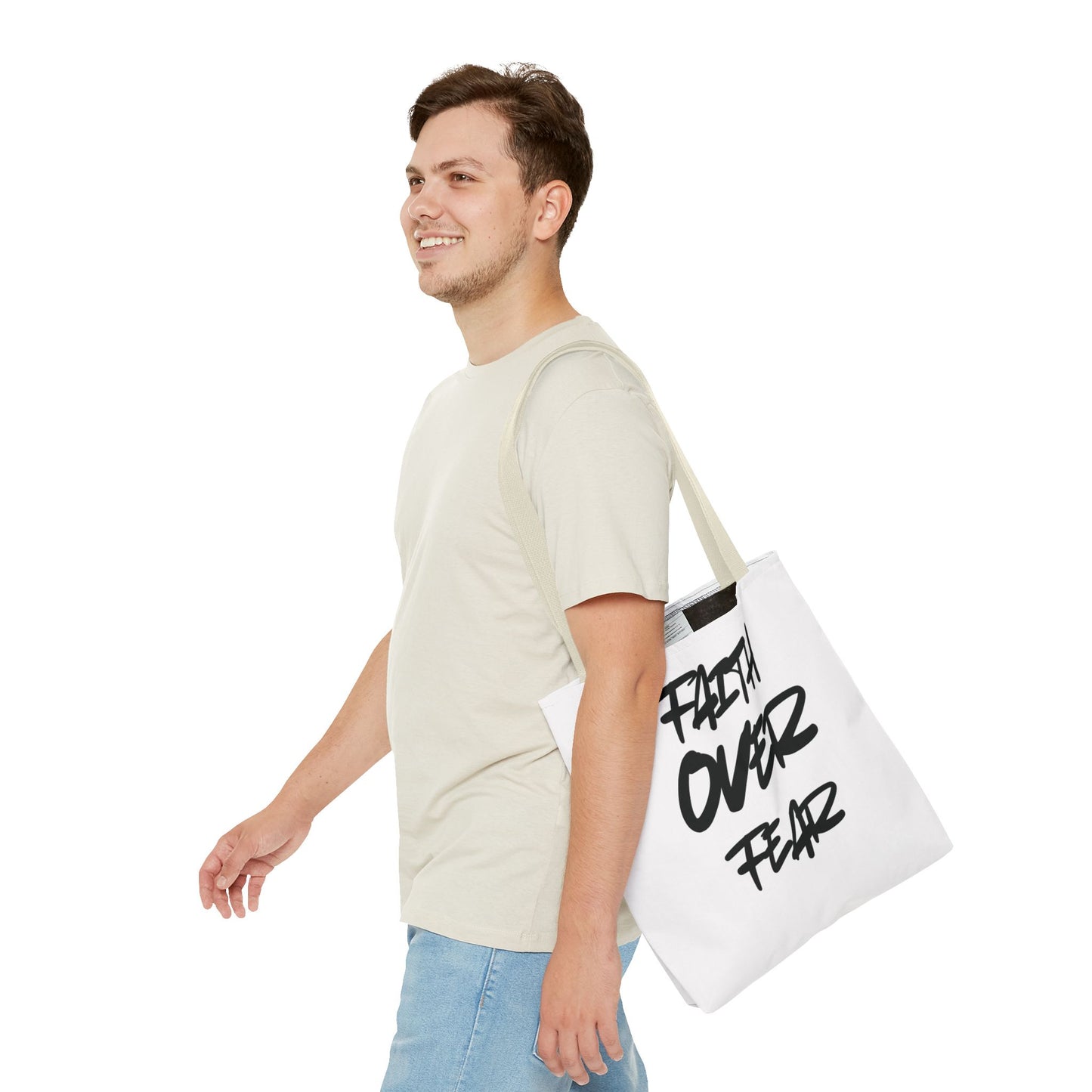 "Faith over fear" Tote bag