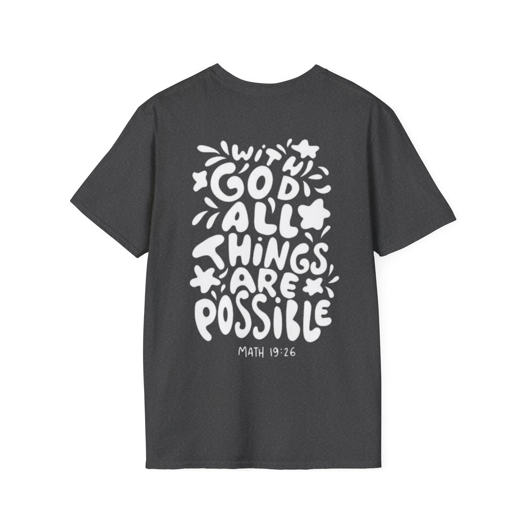 " With God all things are possible " Women's T-Shirt