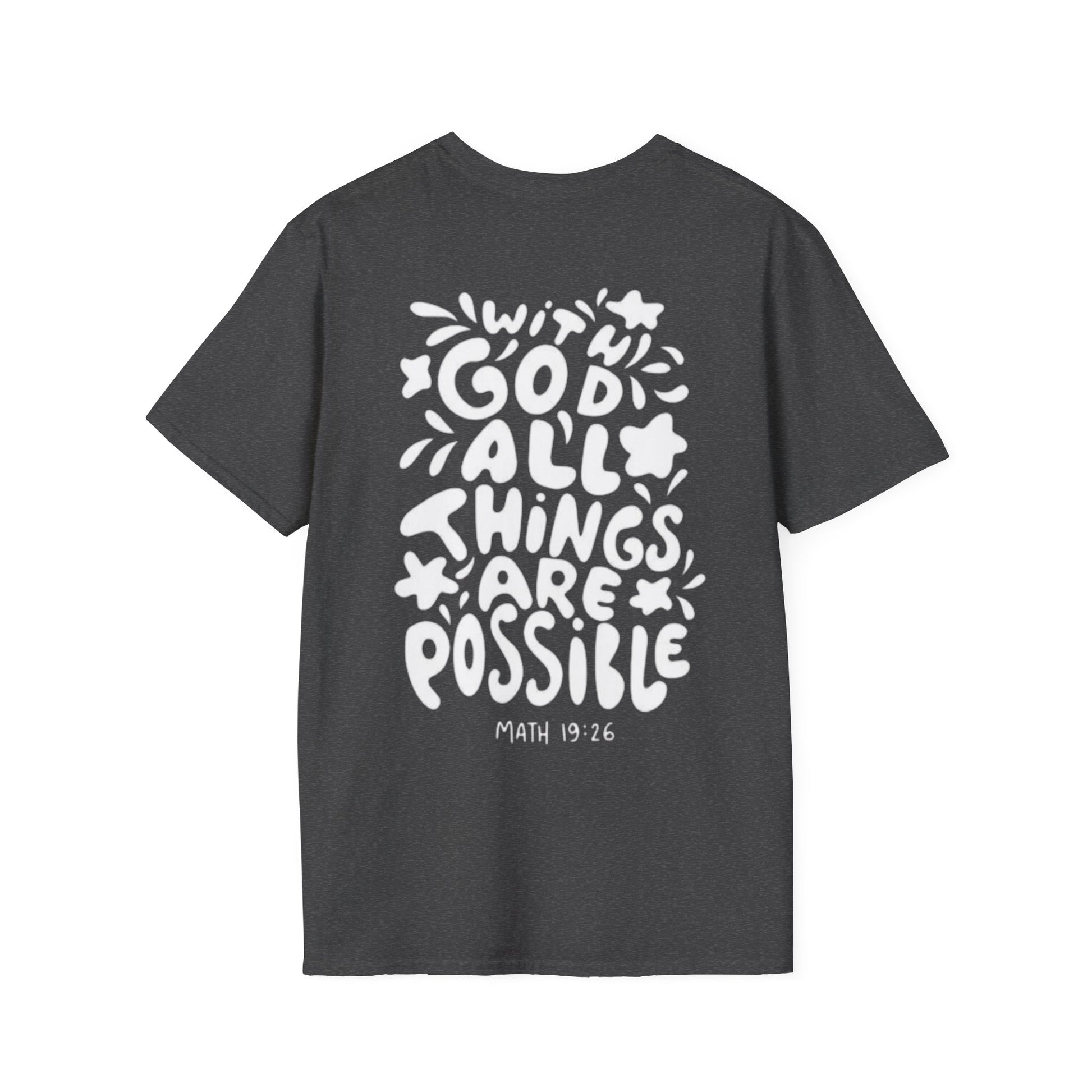 " With God all things are possible " Women's T-Shirt