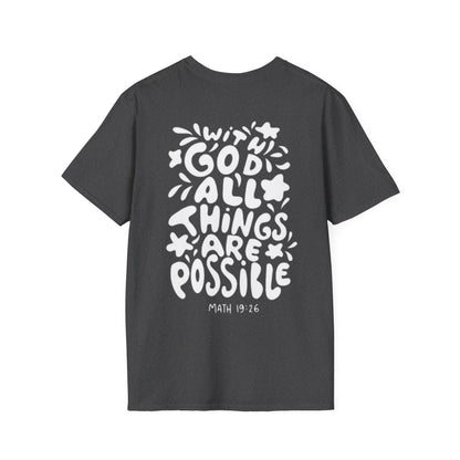 " With God all things are possible "- Women's T-Shirt