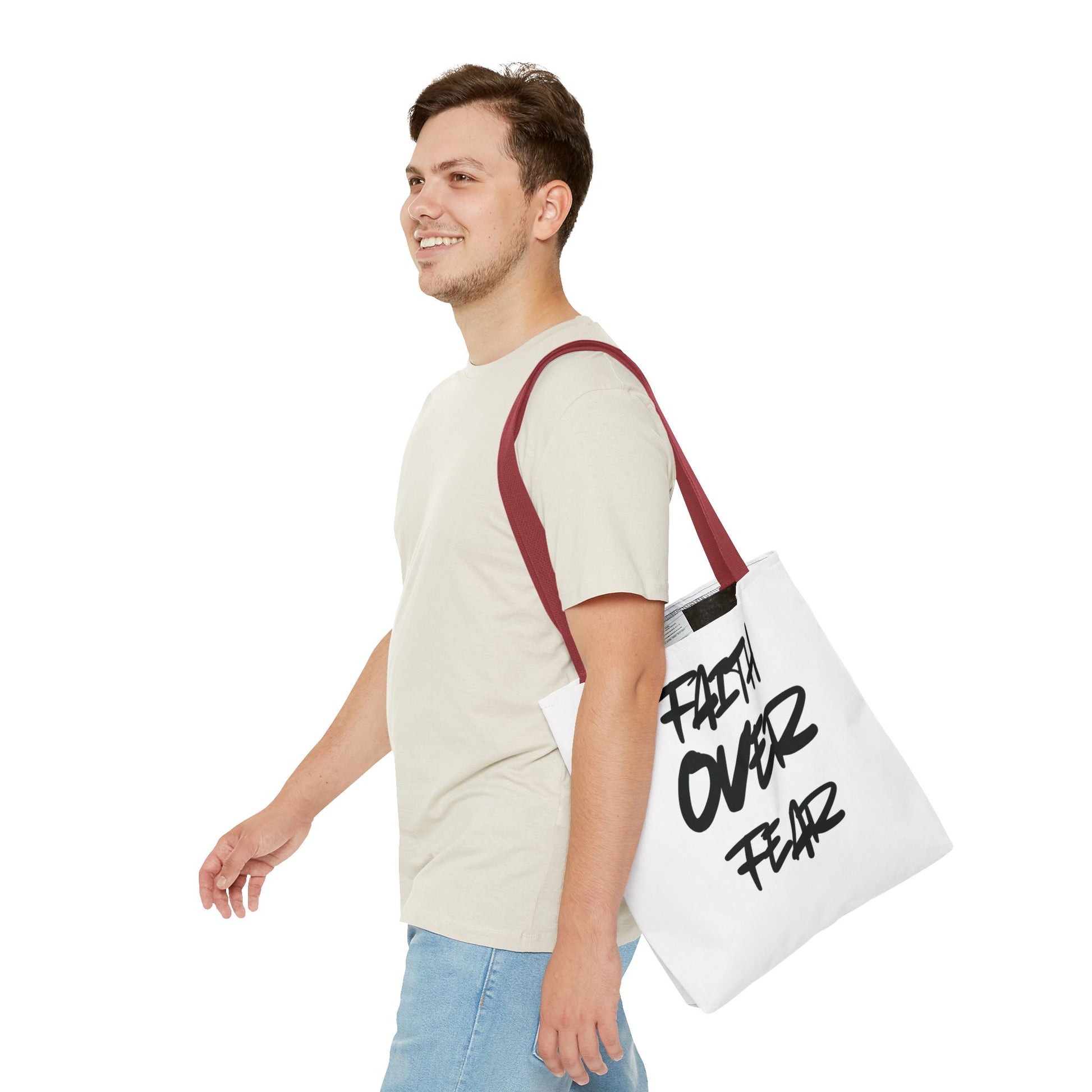 "Faith over fear" Tote bag