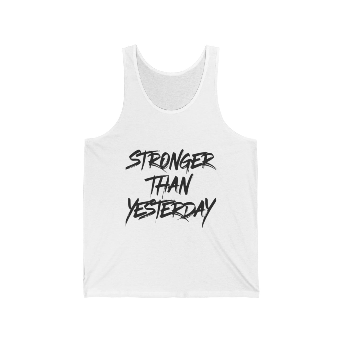 "Stronger Than Yesterday"- Men's Workout Tank Top