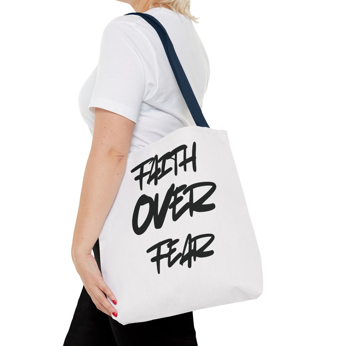 "Faith over fear" Tote bag