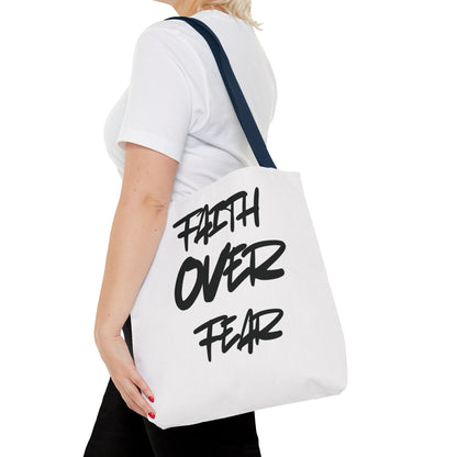 "Faith over fear" Tote bag
