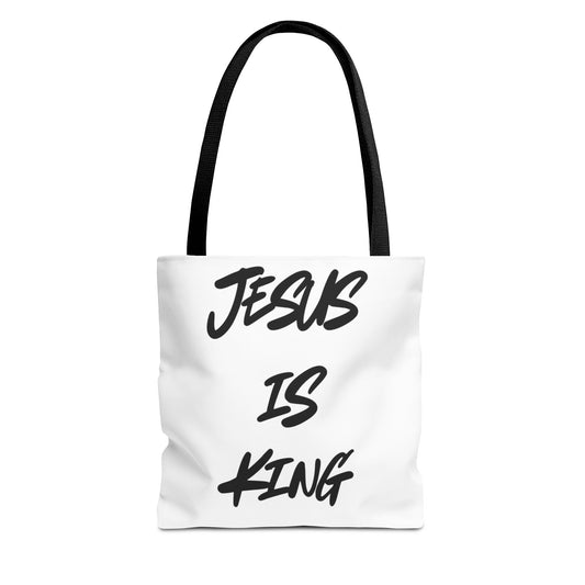 Everyday "Jesus is King" Tote Bag