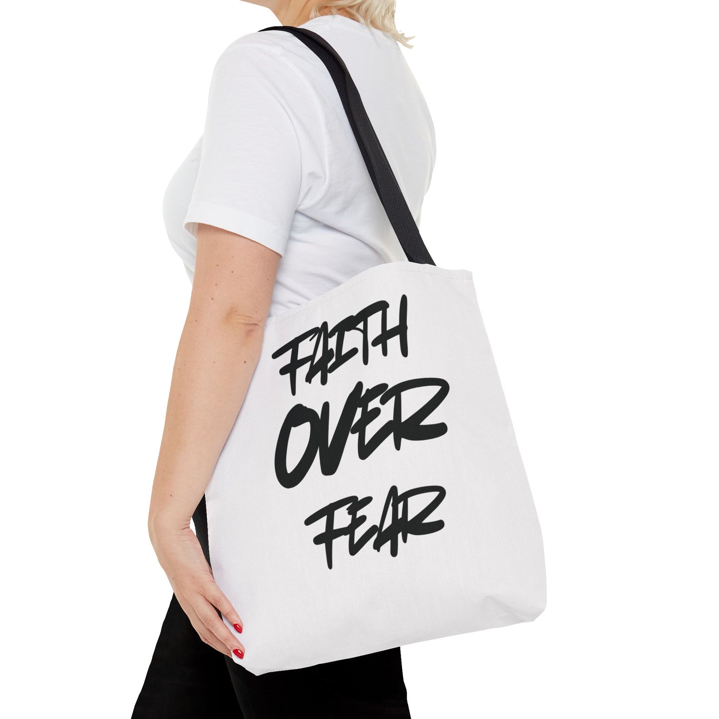 "Faith over fear" Tote bag