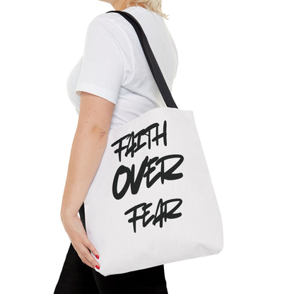"Faith over fear" Tote bag